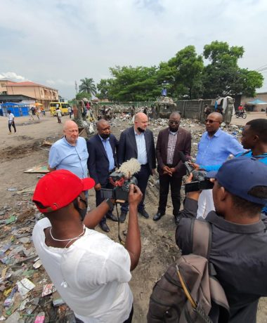 On-site appointment MAG Director Dr. Gregor Kubatta and CARE-TRADE-INTERNATIONAL, CEO Alexander Schlegel, Waste Project Kinshasa 2022